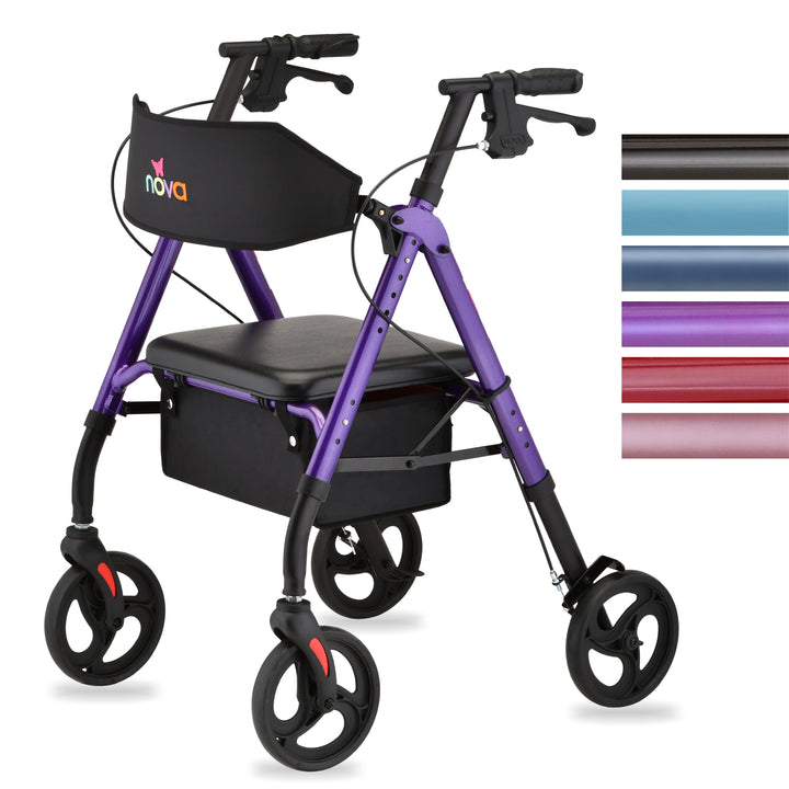Nova Star 8 Wide Back Rollator