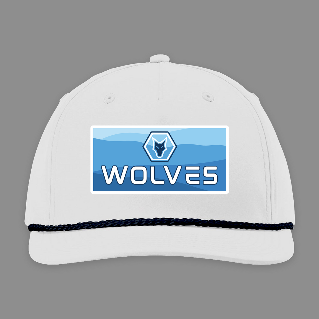 White hat with patch